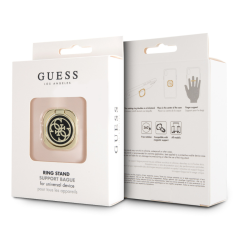 Support anneau métallique 4G GUESS GURSEQGBK – Or — Accessoire · Smarty Paris 18e